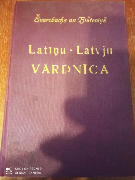Latīņu - Latvju vārdnīca