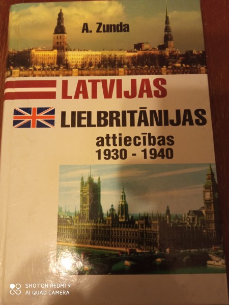 Latvijas Lielbritānijas attiecības  1930- 1940