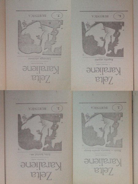 Zelta karaliene 1-8 Burtnīca