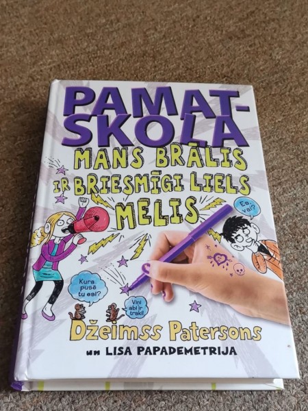 Pamatskola Mans brālis briesmīgi liels melis