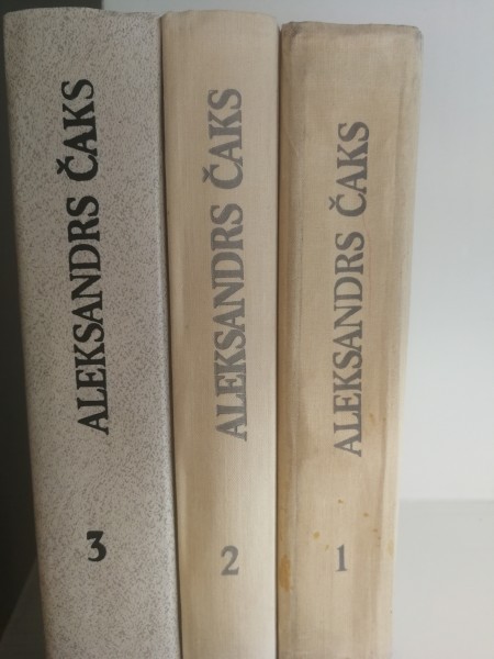 Aleksandrs Čaks Kopotie raksti 1. - 3. sējums
