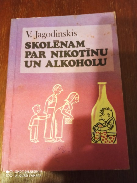 Skolēnam par nikotīnu un alkoholu