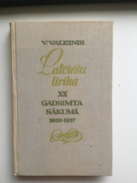 Latviešu lirika XX gadsimta sākumā