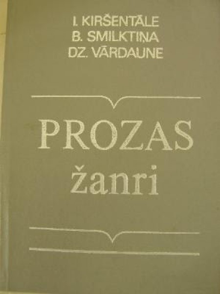 Prozas žanri
