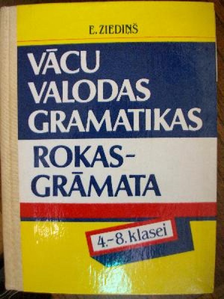 Vācu valodas gramatikas rokasgrāmata 4.-8.klasei
