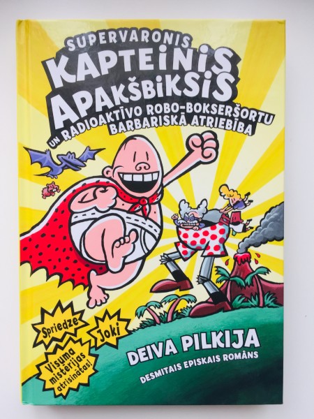 Supervaronis Kapteinis Apakšbiksis un radioaktīvo robo-bokseršortu barbariskā atriebība