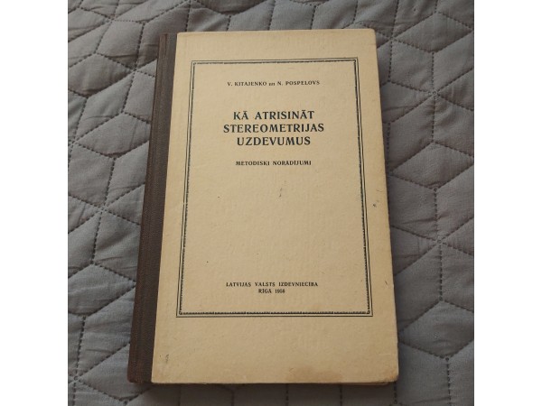 Kā atrisinat stereometrijas uzdevumus