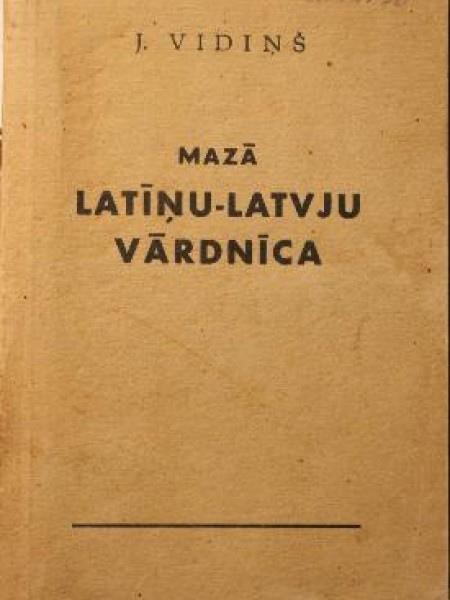 Mazā latīņu-latvju vārdnīca