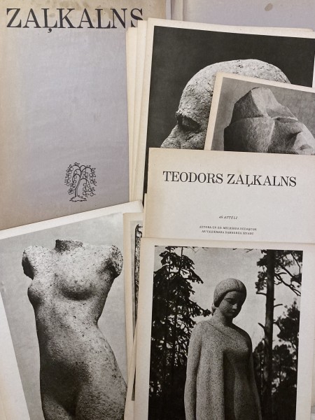 Teodors Zaļkalns. Darbu attēlu mape