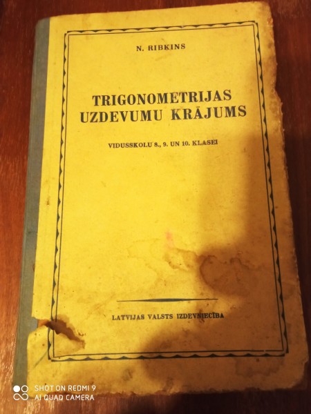 Trigonometrijas uzdevumu krājums