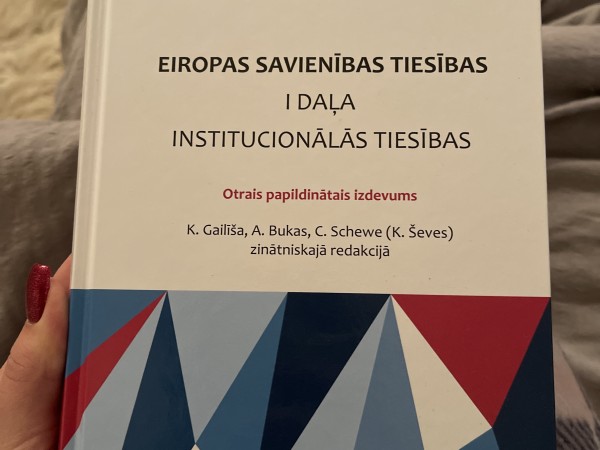 Eiropas savienības tiesības 1 daļa Institucionālās tiesības