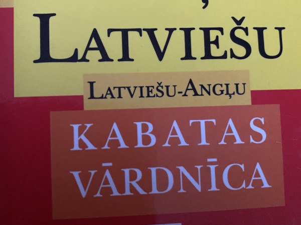 Angļu latviešu kabatas vārdnīca
