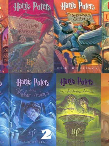 Harijs Poters (visas astoņas grāmatas)