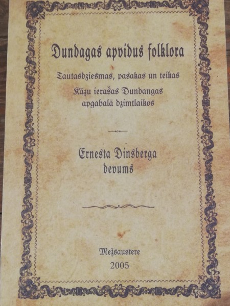 Dundagas apvidus folklora