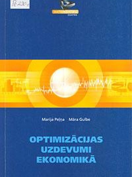 Optimizācijas uzdevumi ekonomikā
