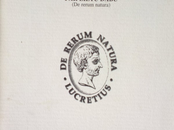 Par lietu dabu Tita Lukrēcija poēma