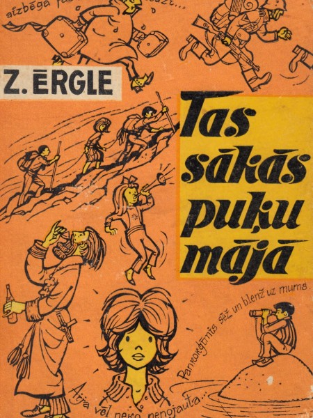 Tas sākās puķu mājā