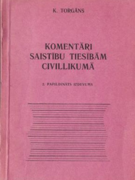 Komentāri saistību tiesībām civillikumā
