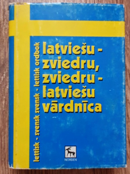 Latviešu-zviedru, zviedru-latviešu vārdnīca