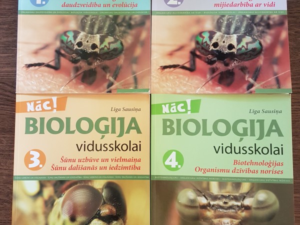 Bioloģija vidusskolai 1, 2, 3, 4