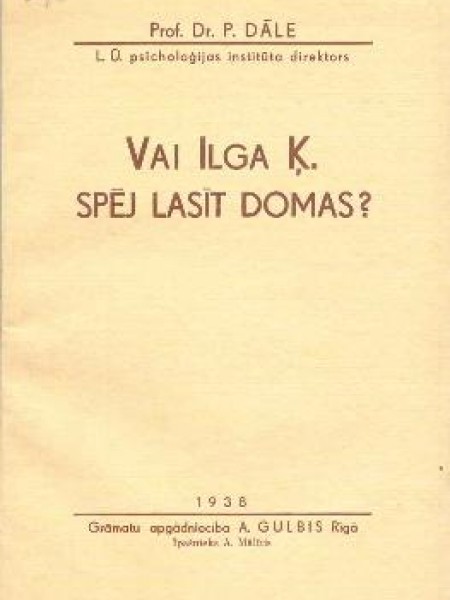 Vai Ilga Ķ.spēj lasīt domas?