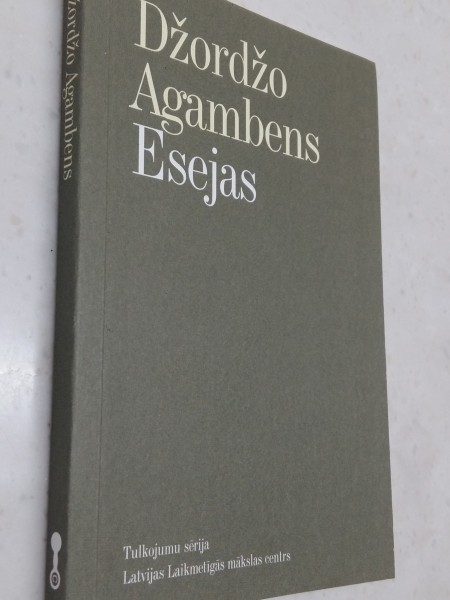 Džordžo Agambens. Esejas