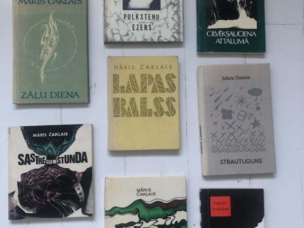 Māra Čaklā dzejoļu krājumi