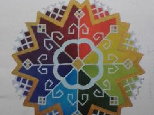 Latvju spēka zīmju krāsojamā grāmata