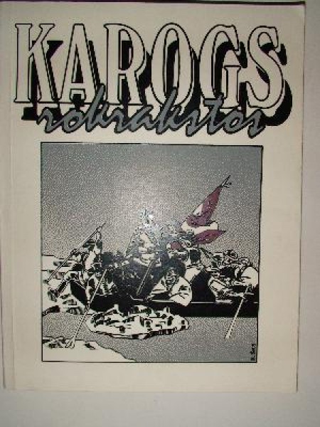 Karogs rokrakstos Māra Zālīte