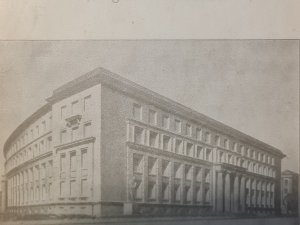 Tiesu pils pamatakmens likšanas svinības 1936. g.