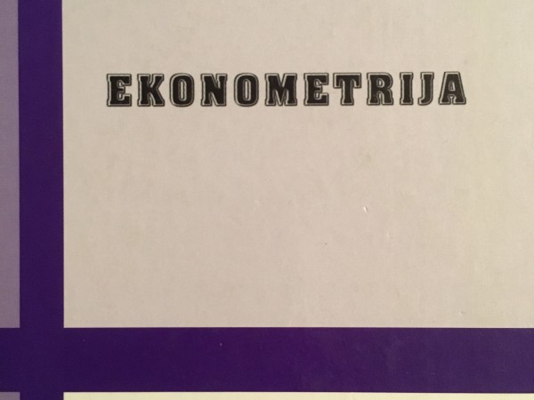 Ekonometrija