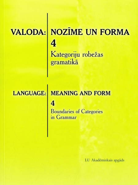 Valoda: nozīme un forma