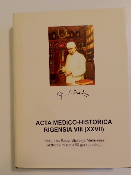 ACTA MEDICO-HISTORIKACA RIGENSIA VIII (XXVII)