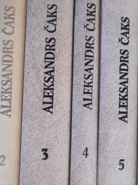 Aleksandra Čaka kopoti raksti 1-6 sējumos