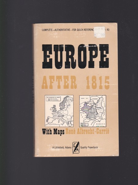 Europe After 1815
