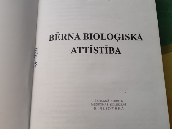 Bērna bioloģiskā attīstība