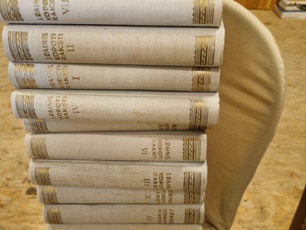 Rainis kopotie raksti 15 sējumi