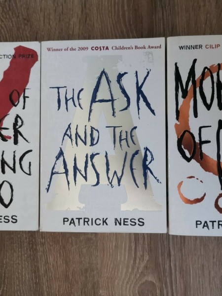 Chaos Walking Trilogy: The Knife of Never Letting Go,The Ask and the Answer, Monsters of Men