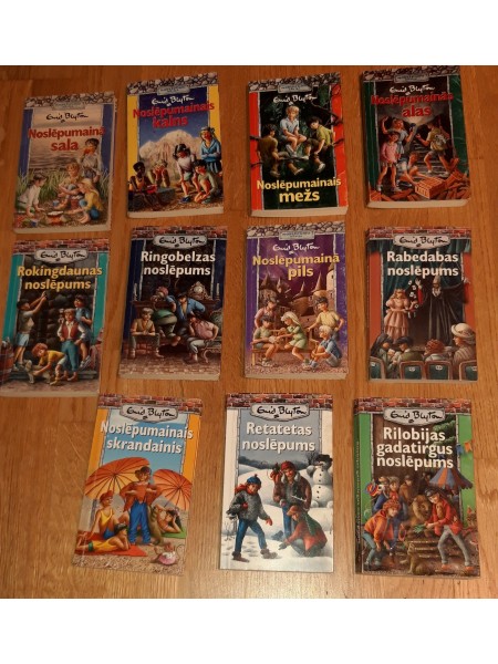 Retatetas noslēpums, Noslēpumainais skrandainis, Noslēpumainā sala, Noslēpumainais kalns, Noslēpumai