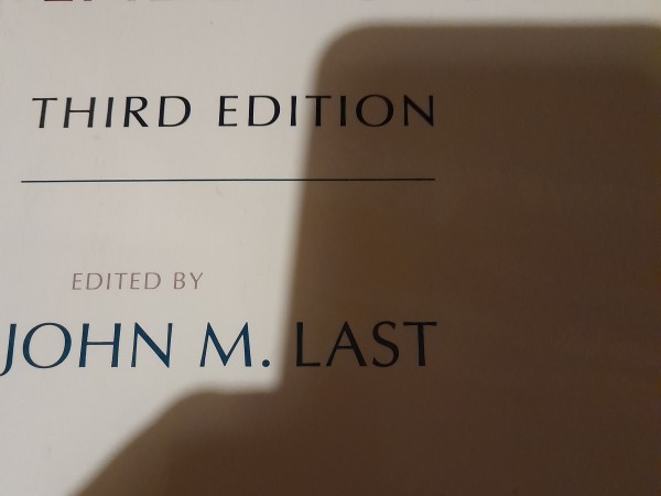 A Dictionary of Epidemiology