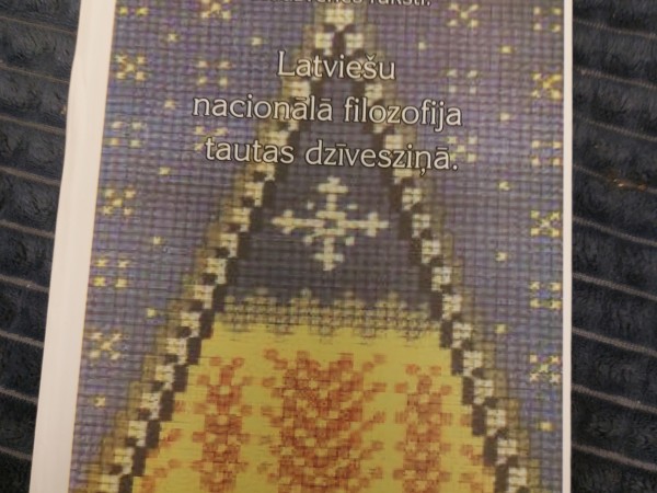 Latviešu nacionālā filozofija tautas dzīvesziņā
