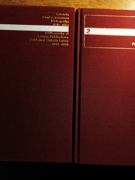 Latviešu trimdas izdevumu bibliogrāfija, 1940-1960