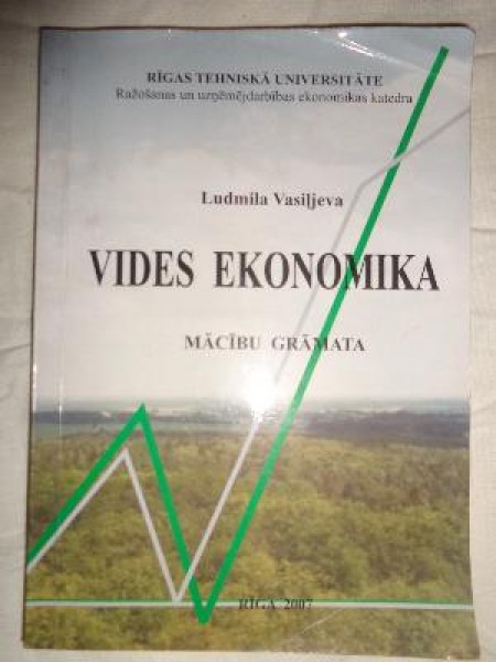 Vides ekonomika Mācību grāmata