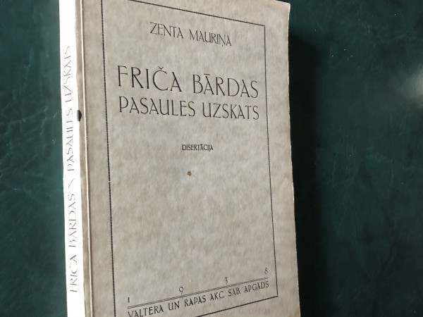 Friča Bārdas pasaules uzskats