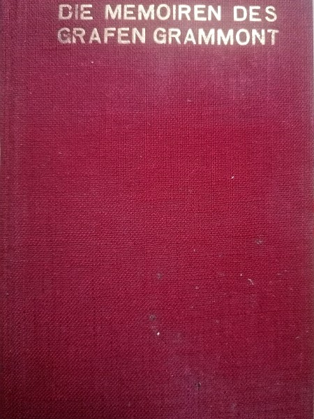 Die memoiren des Graffen Grammont