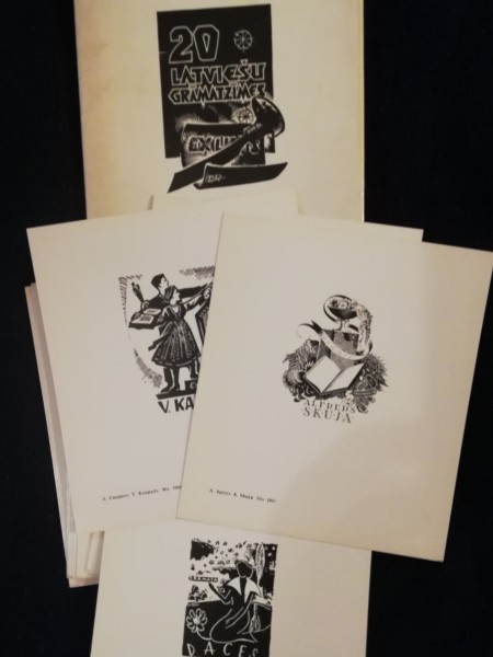20 Latviešu grāmatzīmes  Ex libris