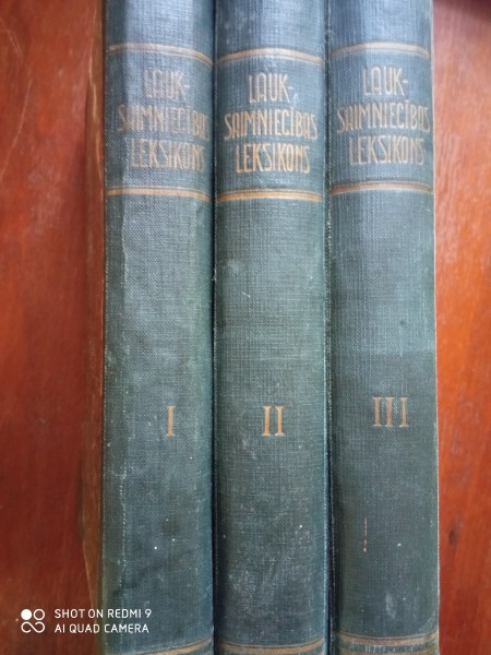 Lauksaimniecības leksikons  l,ll,lll