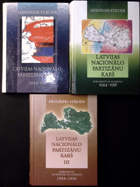 Latvijas nacionālo partizānu karš. Dokumenti un materiāli. I-III