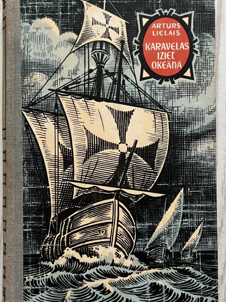 Karavelas iziet okeānā