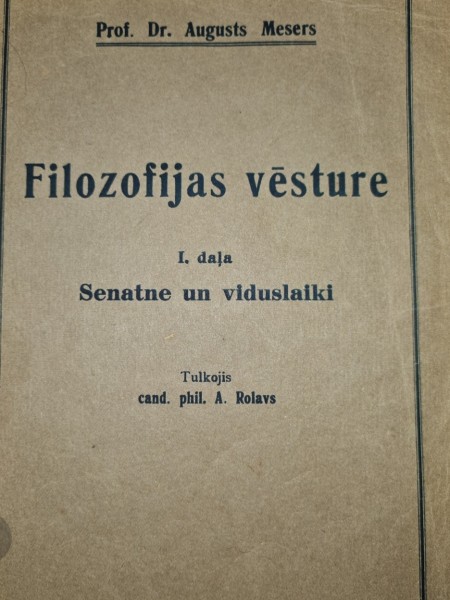 Filozofijas vēsture